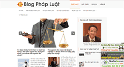 Desktop Screenshot of blogphapluat.com