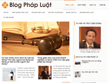 Tablet Screenshot of blogphapluat.com